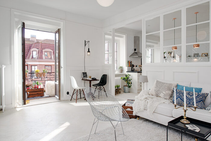 skandynawski salon