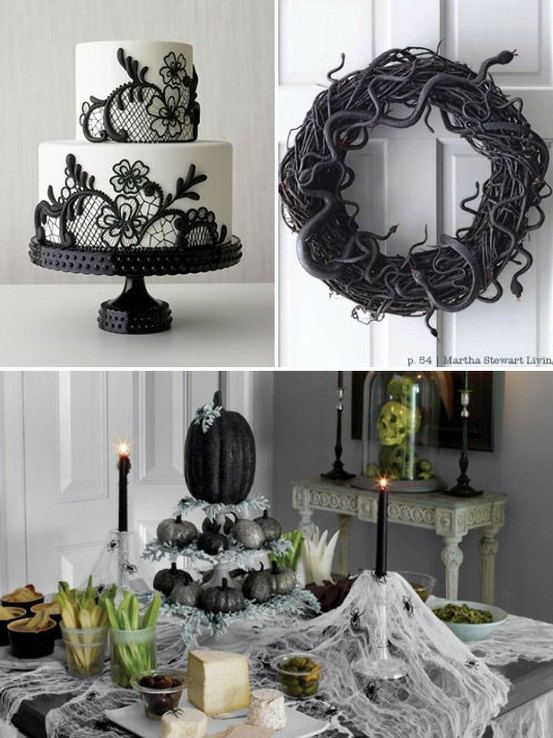 Halloween inspiracje weselne