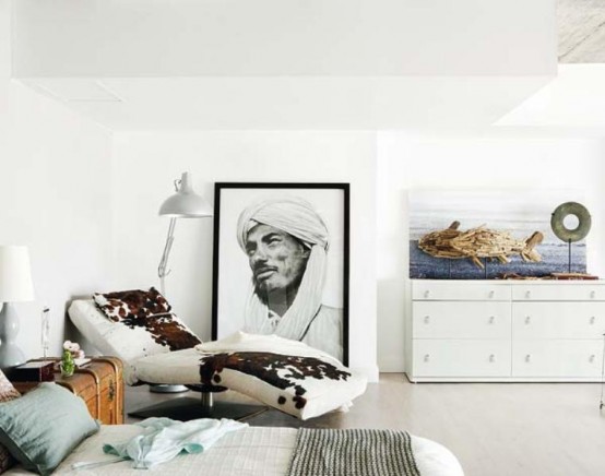 sypialnia loft