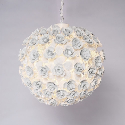 Lampa biała kula