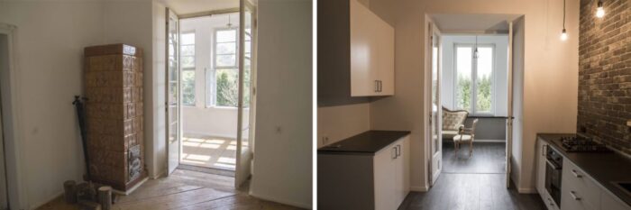 before & after kuchni