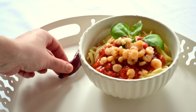 spaghetti z krewetkami przepis spaghetti z krewetkami przepis