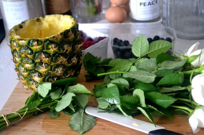 ananas wazon diy 