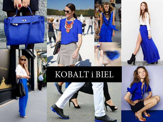 moda w kolorze kobaltowym