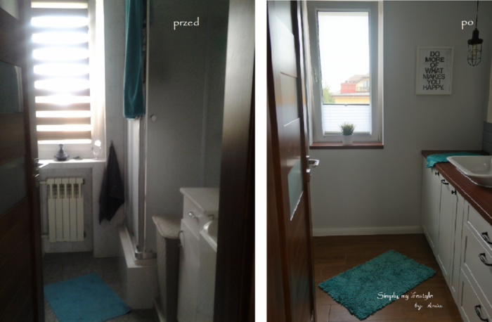 łazienka before & after