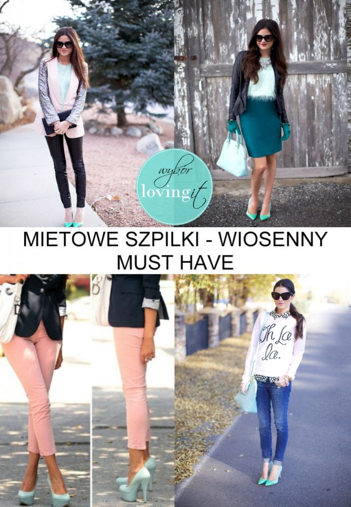 miętowe szpilki
