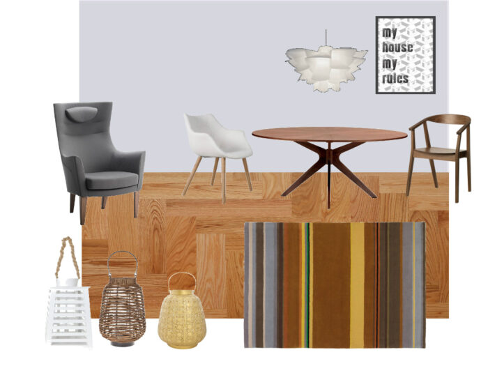 moodboard salon z jadalnią,ściana a,wersja 2
