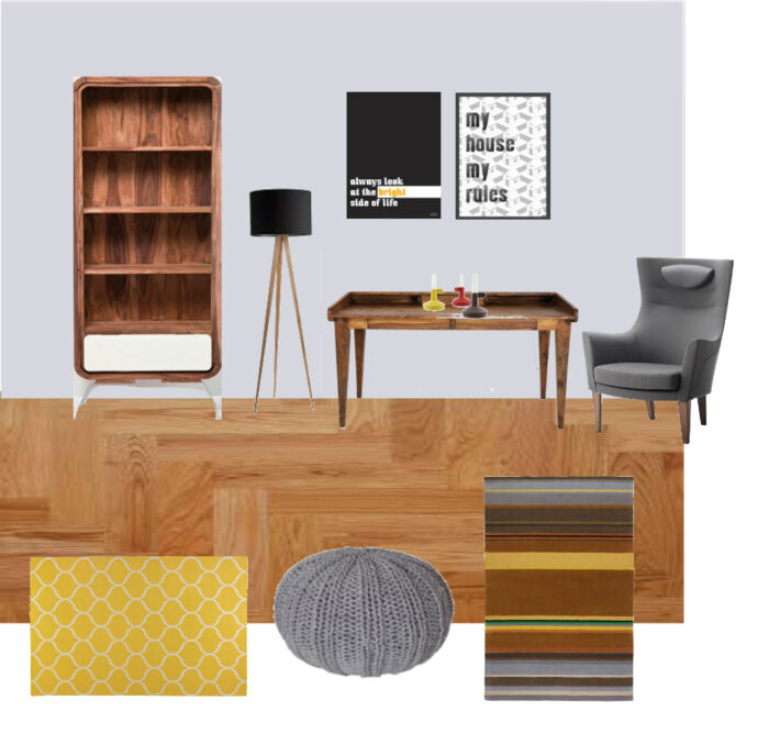 moodboard salon,ściana D szara,wersja nr 1