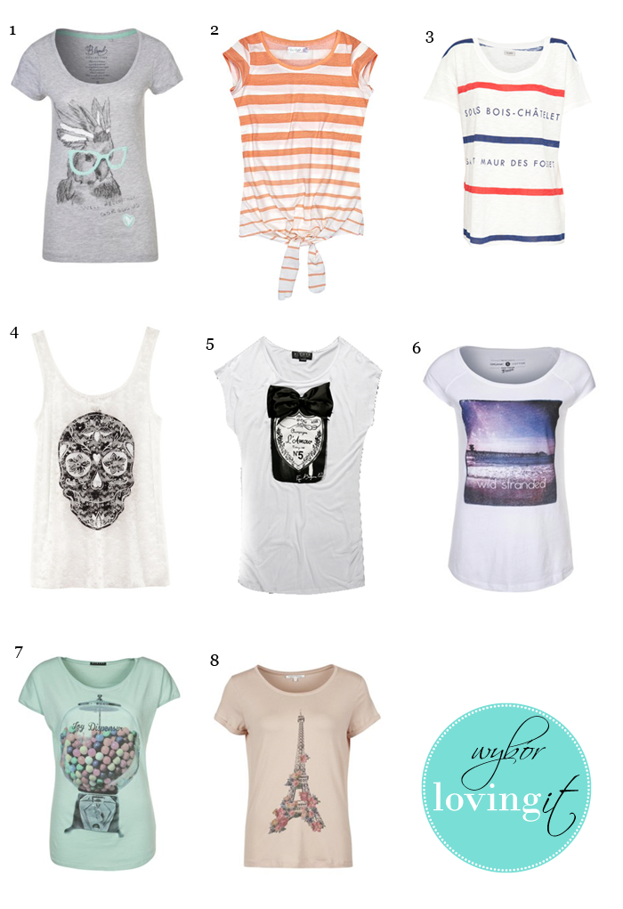 t-shirty na wiosne 2013