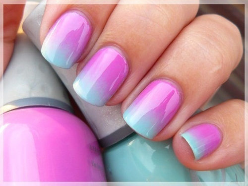jak zrobić ombre nails