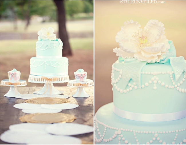 tort weselny shabby chic