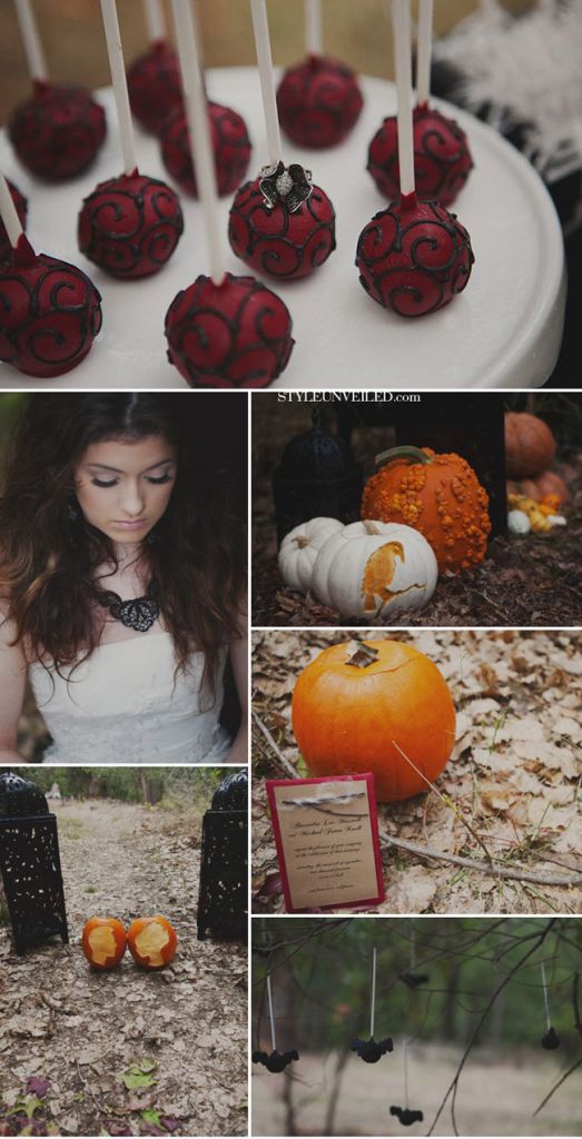Halloween weselne inspiracje
