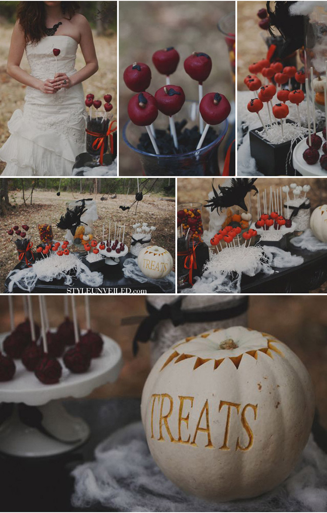 Halloween weselne inspiracje