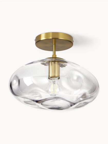 Szklana lampa sufitowa Amora, Ø 35 cm (wersja 2)