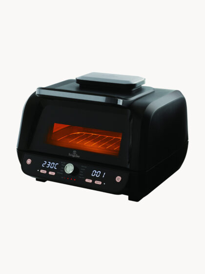 Multifunkcyjny grill powietrzny 12w1 Blackrose z powłoką nieprzywierającą