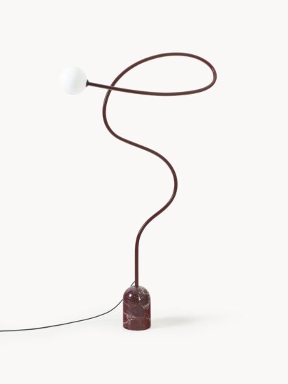 Lampa podłogowa Alina z marmurową podstawą