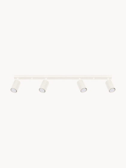 Duży reflektor sufitowy Gleam z aluminium, szer. 82 cm