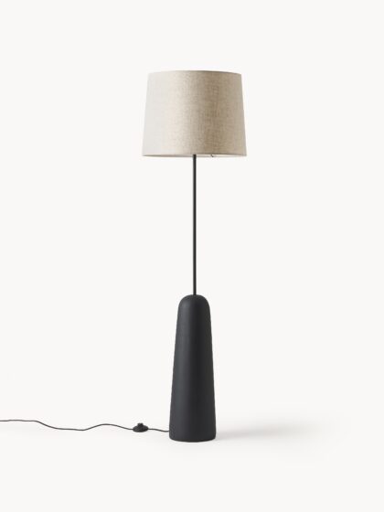Lampa podłogowa Kaya z betonową podstawą