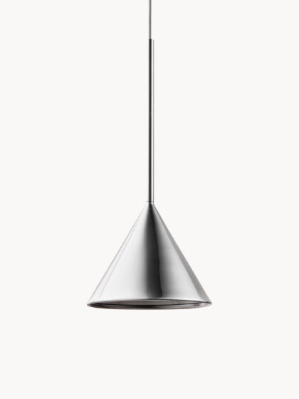 Mała ręcznie wykonana lampa wisząca Figura z aluminium, Ø 20 cm