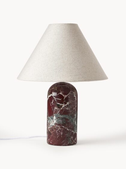 Lampa stołowa Gia z marmurową podstawą