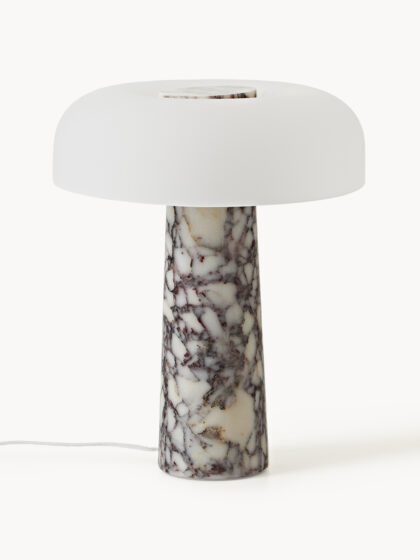 Lampa stołowa Carla z marmurową podstawą