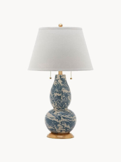 Lampa stołowa Marie w stylu marmurowym