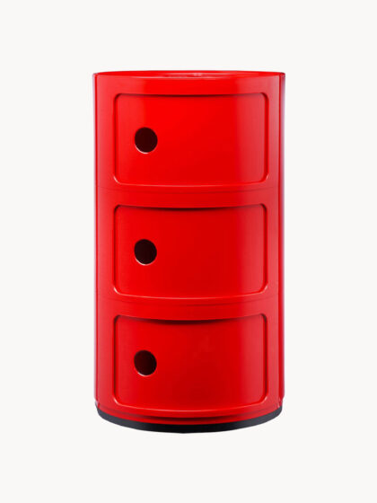 Stolik dekoracyjny/boczny Componibili, 3 elementy, wys. 59 cm