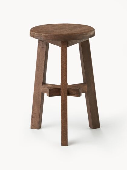 Taboret Dingklik z drewna akacjowego