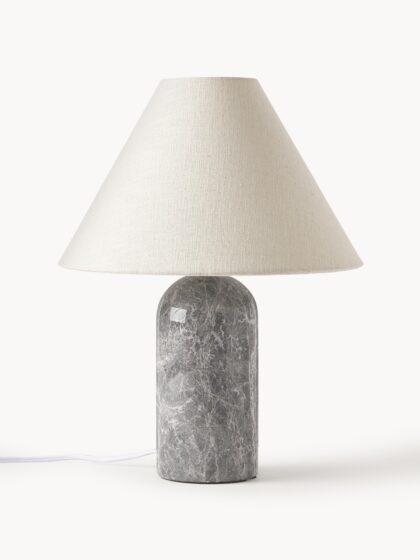 Lampa stołowa Gia z marmurową podstawą