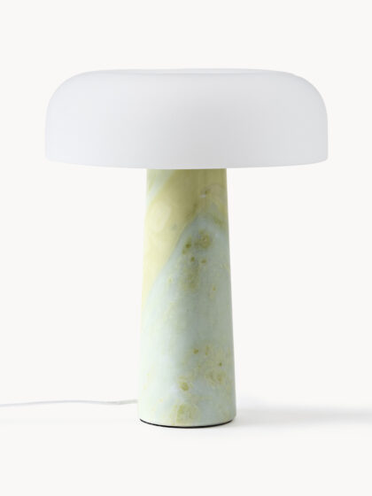 Lampa stołowa Carla z marmurową podstawą