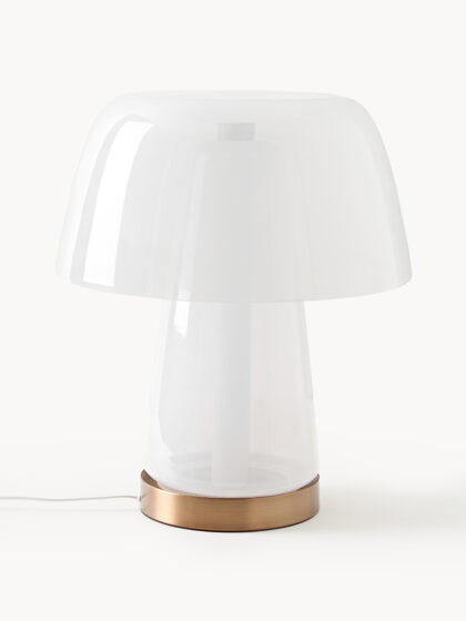 Lampa stołowa New Milky Small Bras, 30x35 cm