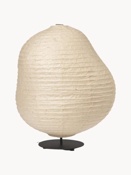 Mała lampa stojąca Kurbis z papieru washi