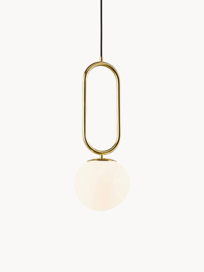 Lampa wisząca ze szkła dmuchanego Shapes