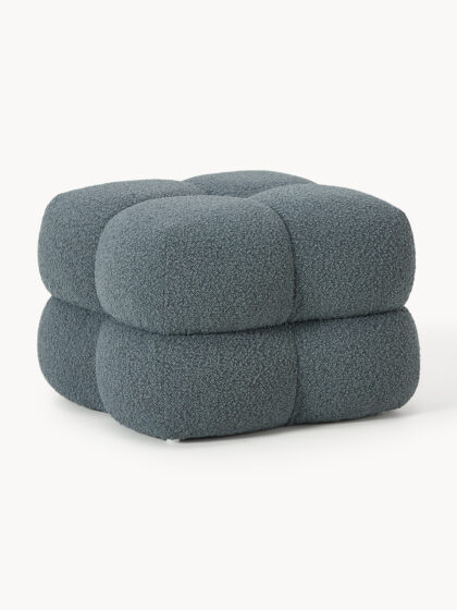 Tapicerowany stołek Bouclé Ellie