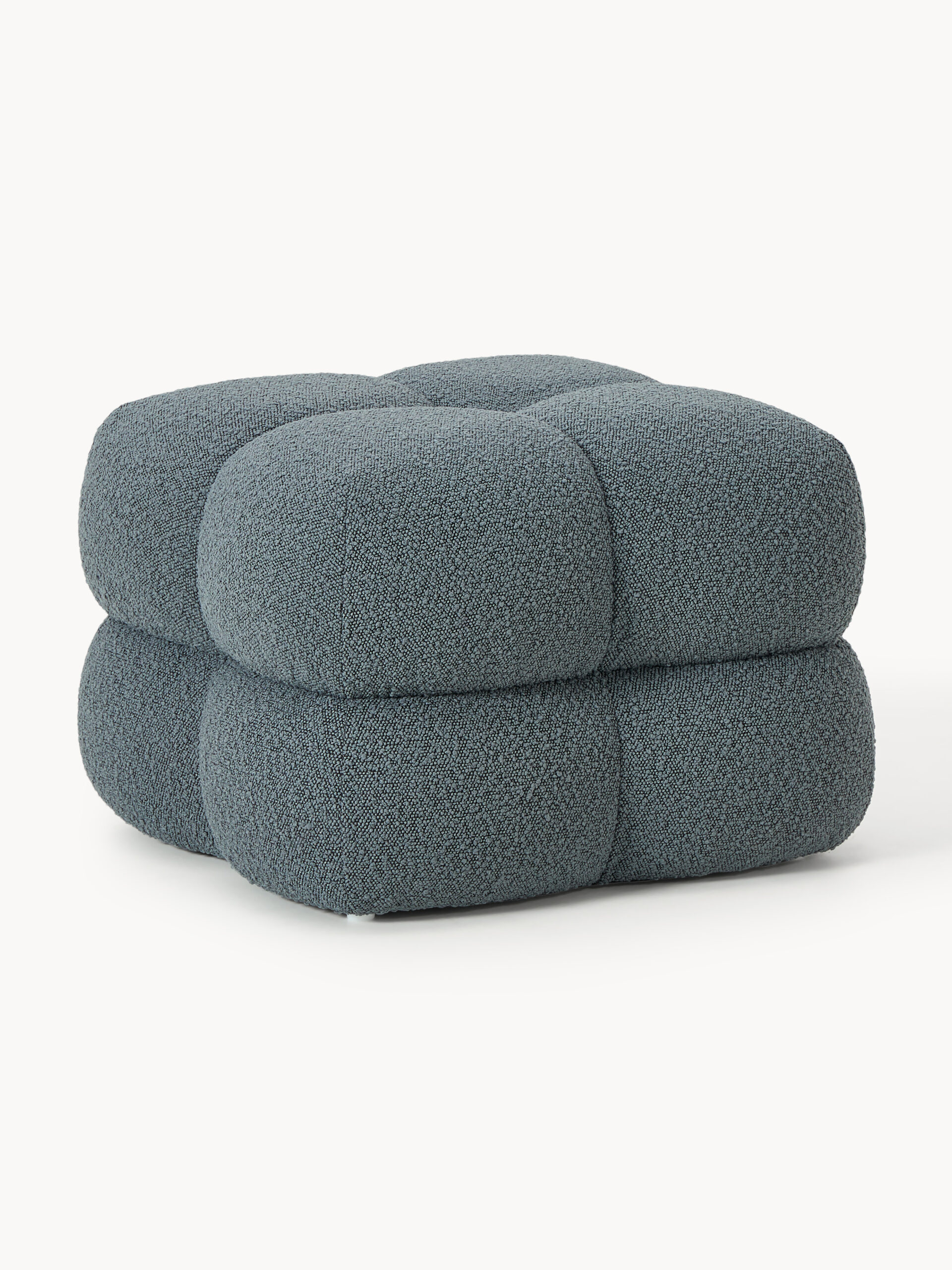 Tapicerowany stołek Bouclé Ellie