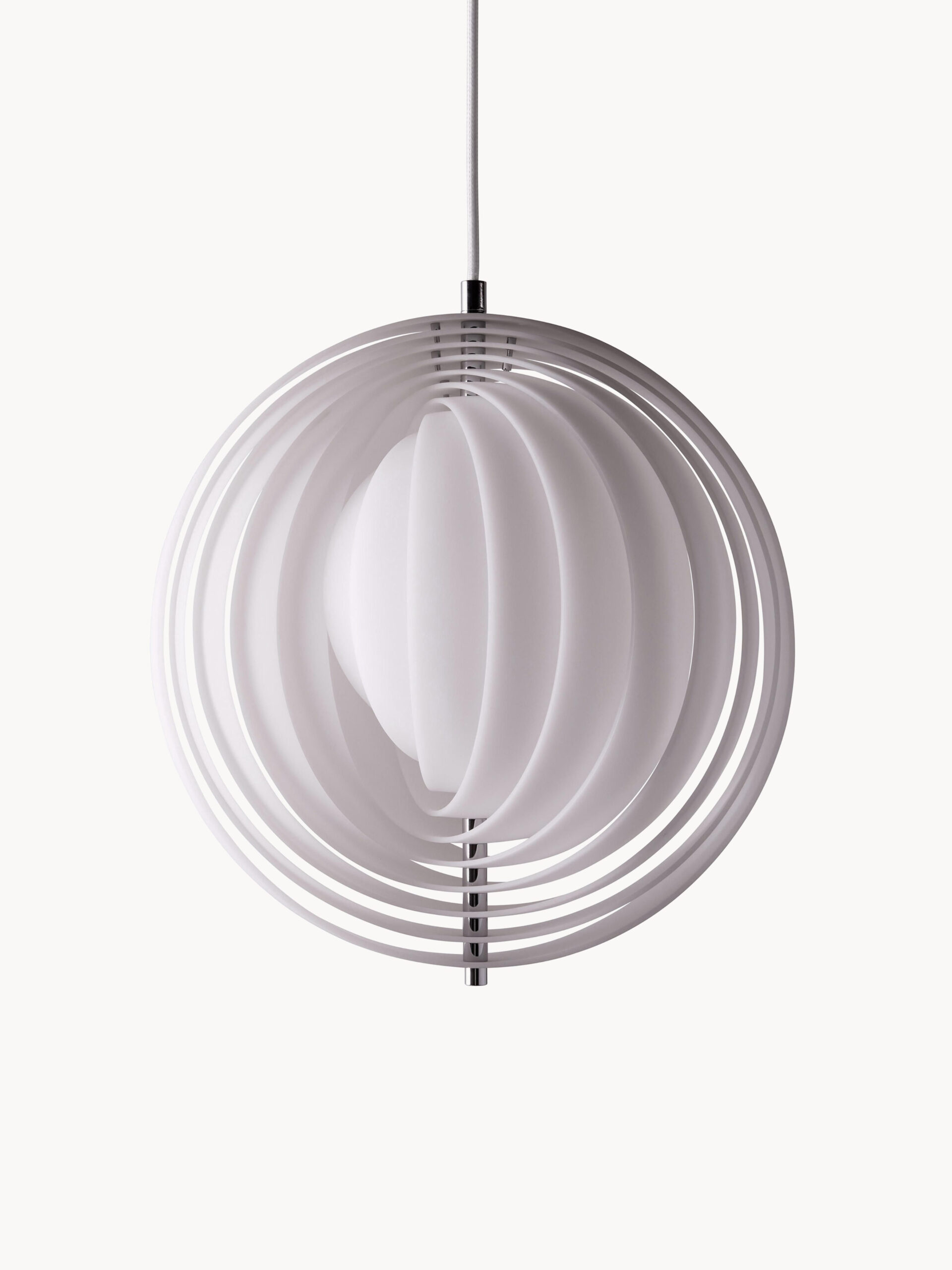 Lampa wisząca Moon biała