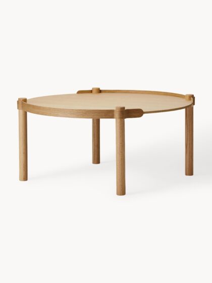 Okrągły stolik kawowy z drewna dębowego Cooee Design