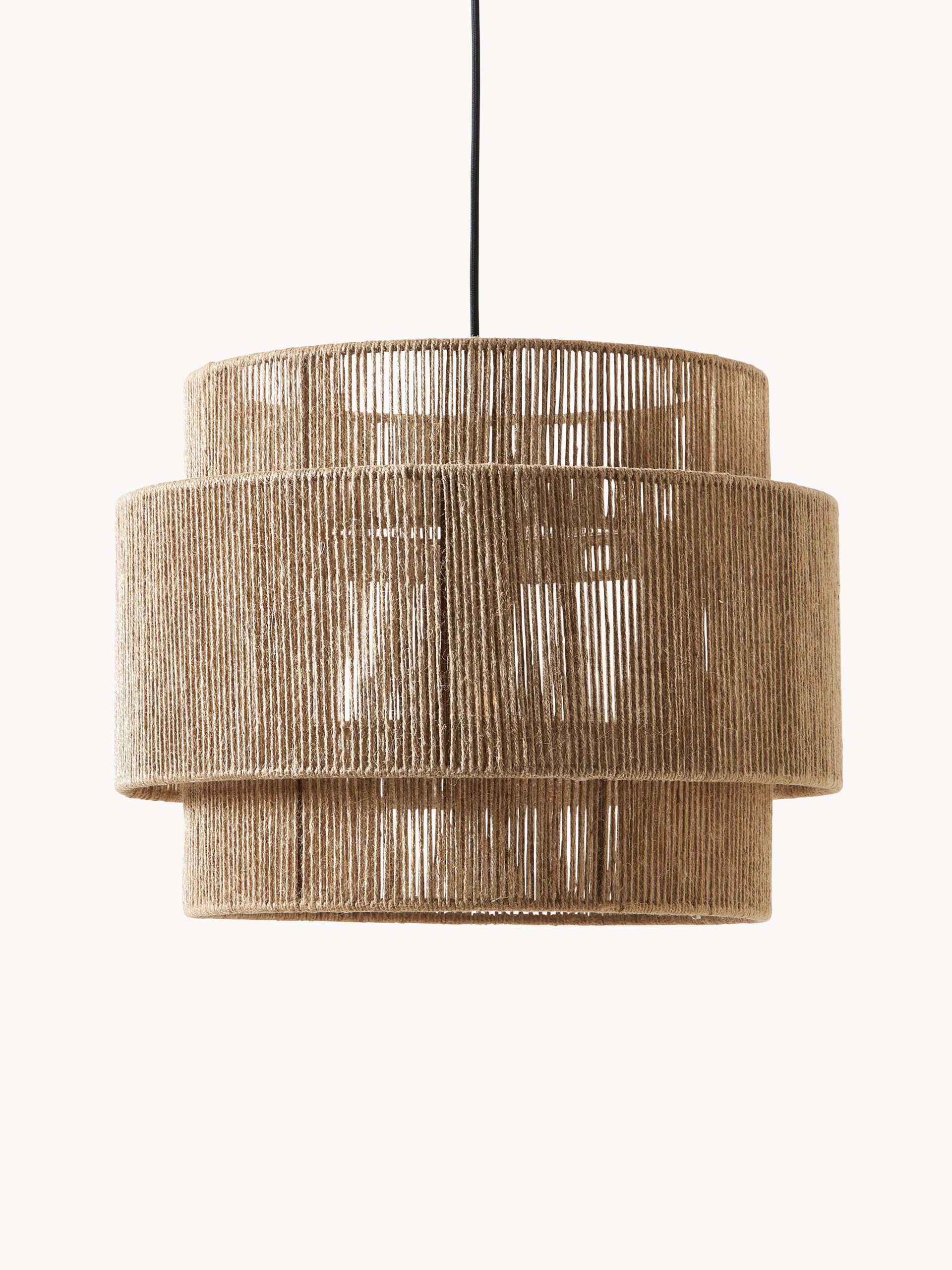 Lampa wisząca z juty Cecillia