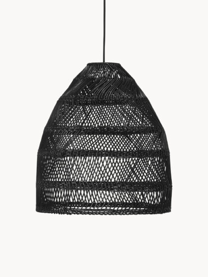 Outdoorowa lampa wisząca rattanowa M
