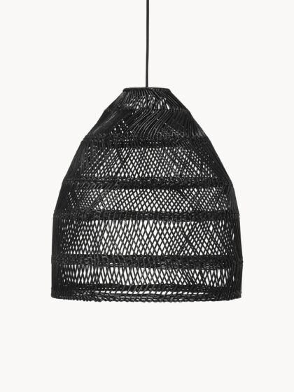 Outdoorowa lampa wisząca rattanowa M