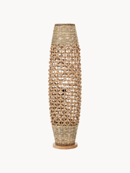 Lampa podłogowa Anad z hiacyntu wodnego
