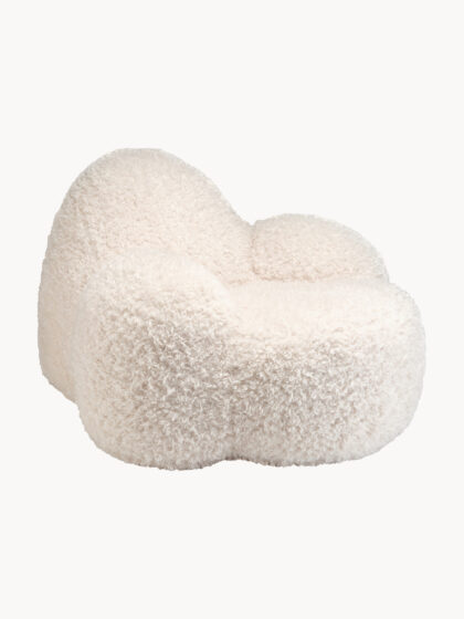 Pufa dziecięca Wigiwama Teddy Momo Off White